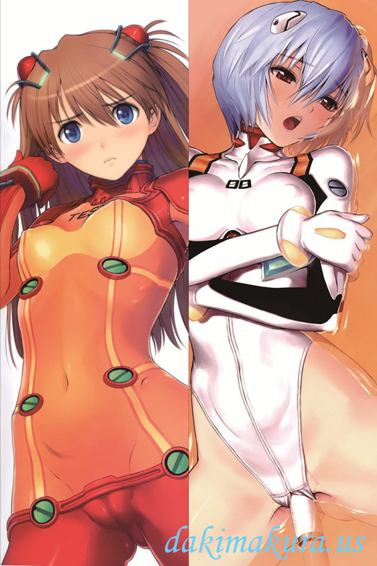 Neon Genesis Evangelion - Rei Ayanami - Asuka Langley Soryu Pillow Cover